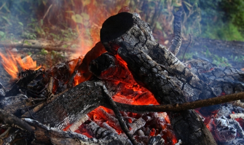 焚き火ｰ冬キャンプ
